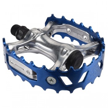 Old School BMX SE Bear Trap Pedals Blue by SE
