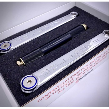 Old School BMX Bullseye Limited Edition Crank Box Set 175mm Chrome