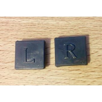 Old School BMX Graphite Sower Pedal Caps Black by KT