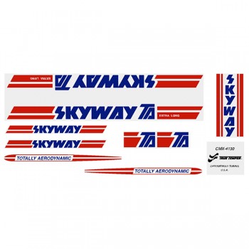 Old School BMX Skyway TA 80's version TA XL Decal Set by Skyway