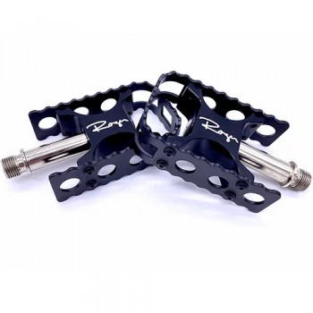 Old School BMX Roger Pedals Black by Bullseye