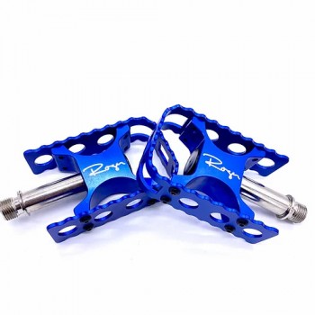 Old School BMX Roger Pedals Blue by Bullseye