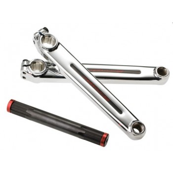 Old School BMX Redline 402 Flight Group Crank Set 175mm Chrome by Redline