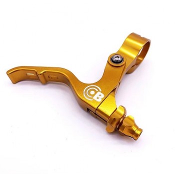 Old School BMX Raceworks PRO Brake Lever Gold by Bullseye