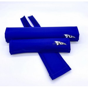 BMX Flite MId School Cool Pad Set 1" Diameter Top Tube - Blue