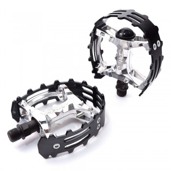 Old School BMX XC-II Bear Trap 9/16” Pedals Black by Wellgo