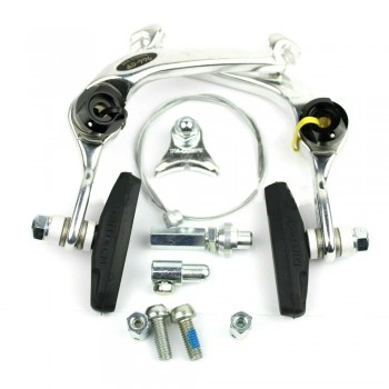 Old School BMX AD-996 U-Brake Silver with Black Pads by Dia Compe