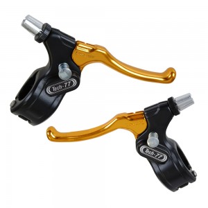 Old School BMX Tech 77 Levers Gold with Stopper by Dia Compe