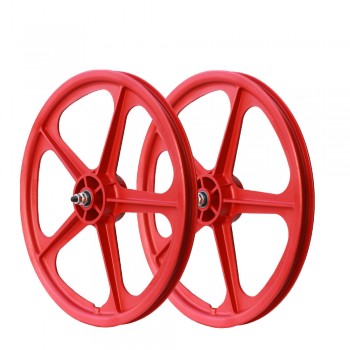 Old School BMX 16" Red Skyway Tuff 2's Free Wheel by Skyway
