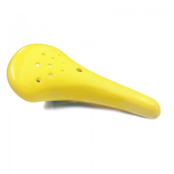 Old School BMX Elina Style BMX Seat Yellow (No Logo) by Old School BMX
