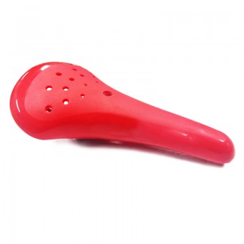Old School BMX Elina Style BMX Seat Red (No Logo) by Old School BMX