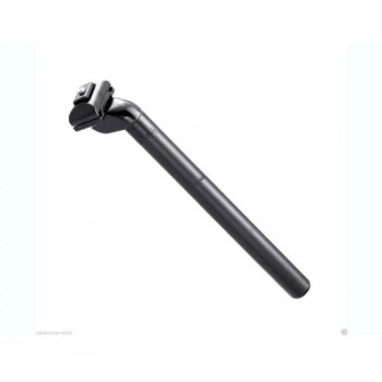 Old School BMX Bicycle Seat Post 25.4mm x 350mm Alloy Micro-adjust - Black