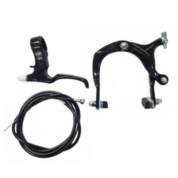 Old School BMX Left Hand 2 Finger Brake Set Black
