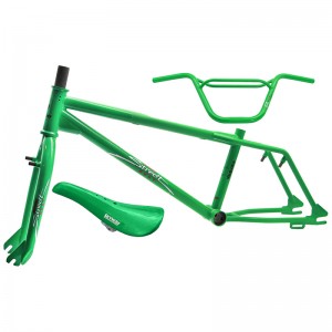 Old School BMX 2024 Skyway Street Beat Frame Kit with Seat - Green