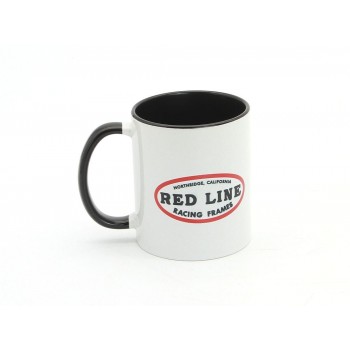Old School BMX Redline Northridge CA Coffee Mug White Black