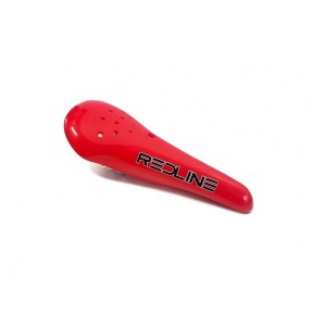 Old School BMX Elina Style Seat with Redline Logo Red by Redline