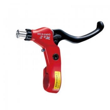 Old School BMX MX-2 Left and Right Levers Black/Red by Dia Compe