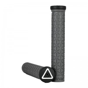 Old School BMX Ame Super Tri No Flange Grips - Grey