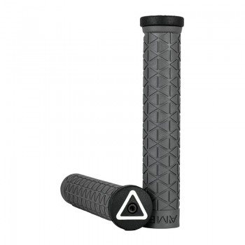 Old School BMX Ame Super Tri No Flange Grips - Grey