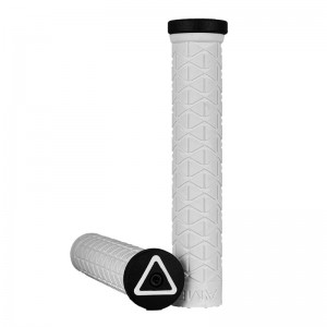 Old School BMX Ame Super Tri No Flange Grips - White