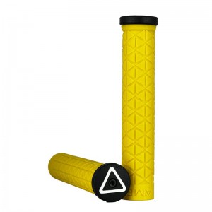 Old School BMX Ame Super Tri No Flange Grips - Yellow