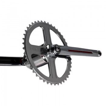 Old School BMX Flight 401 Crank Set Chrome 175mm by Redline