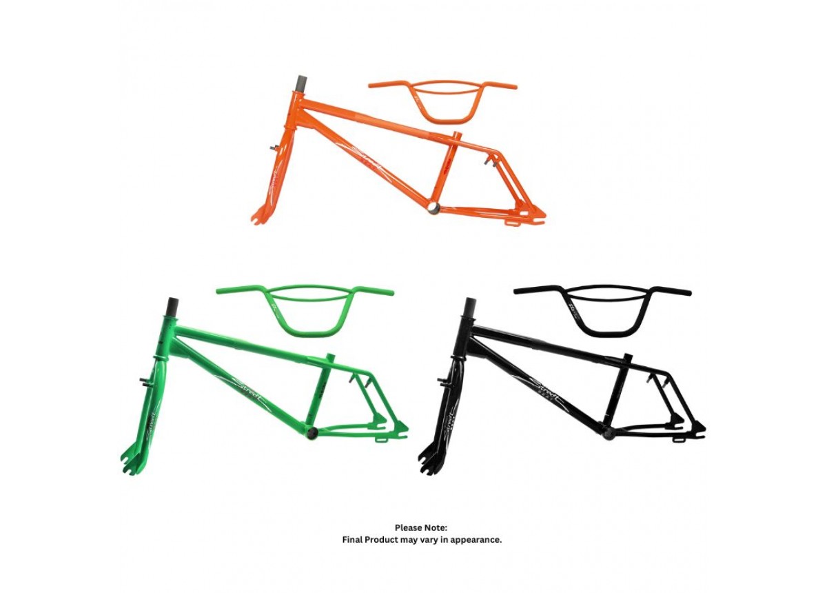 Old School BMX Skyway Street Beat Replica Frame/Fork/Handlebar Kit 21"TT - Black Old School BMX Skyway Street Beat Replica Frame/Fork/Handlebar Kit 21"TT - Black