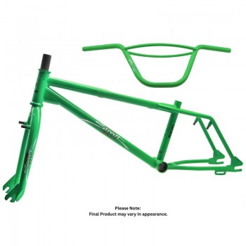 Old School BMX Skyway Street Beat Replica Frame/Fork/Handlebar Kit 21"TT - Green