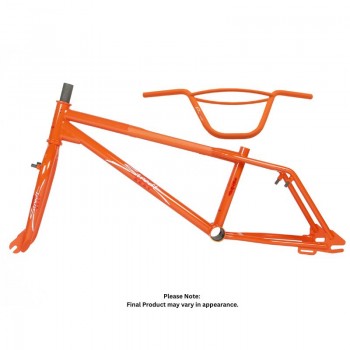 Old School BMX Skyway Street Beat Replica Frame/Fork/Handlebar Kit 21"TT - Orange