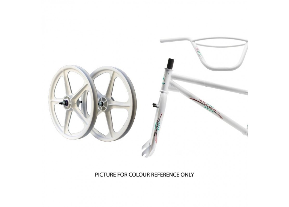 Old School BMX 2026 Skyway 20" Street Beat Bike - White/White Old School BMX 2026 Skyway 20" Street Beat Bike - White/White