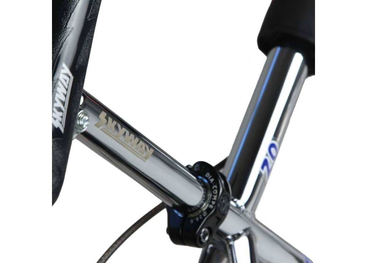 Old School BMX 2026 Skyway 20" TA 20 EX Replica Bike - Chrome/Black Old School BMX 2026 Skyway 20" TA 20 EX Replica Bike - Chrome/Black