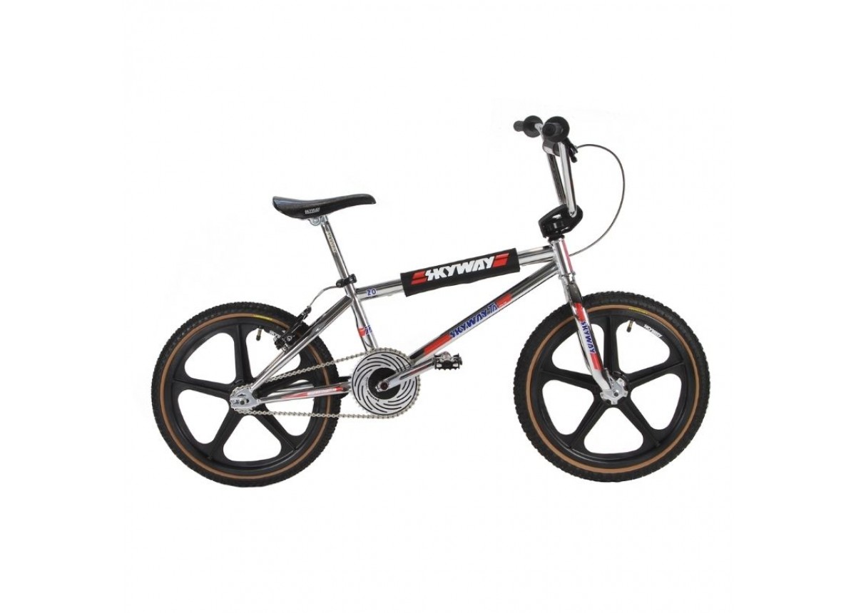 Old School BMX 2026 Skyway 20" TA 20 EX Replica Bike - Chrome/Black Old School BMX 2026 Skyway 20" TA 20 EX Replica Bike - Chrome/Black