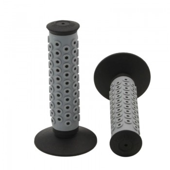 BMX Redline Two Piece Grips - Black/Grey