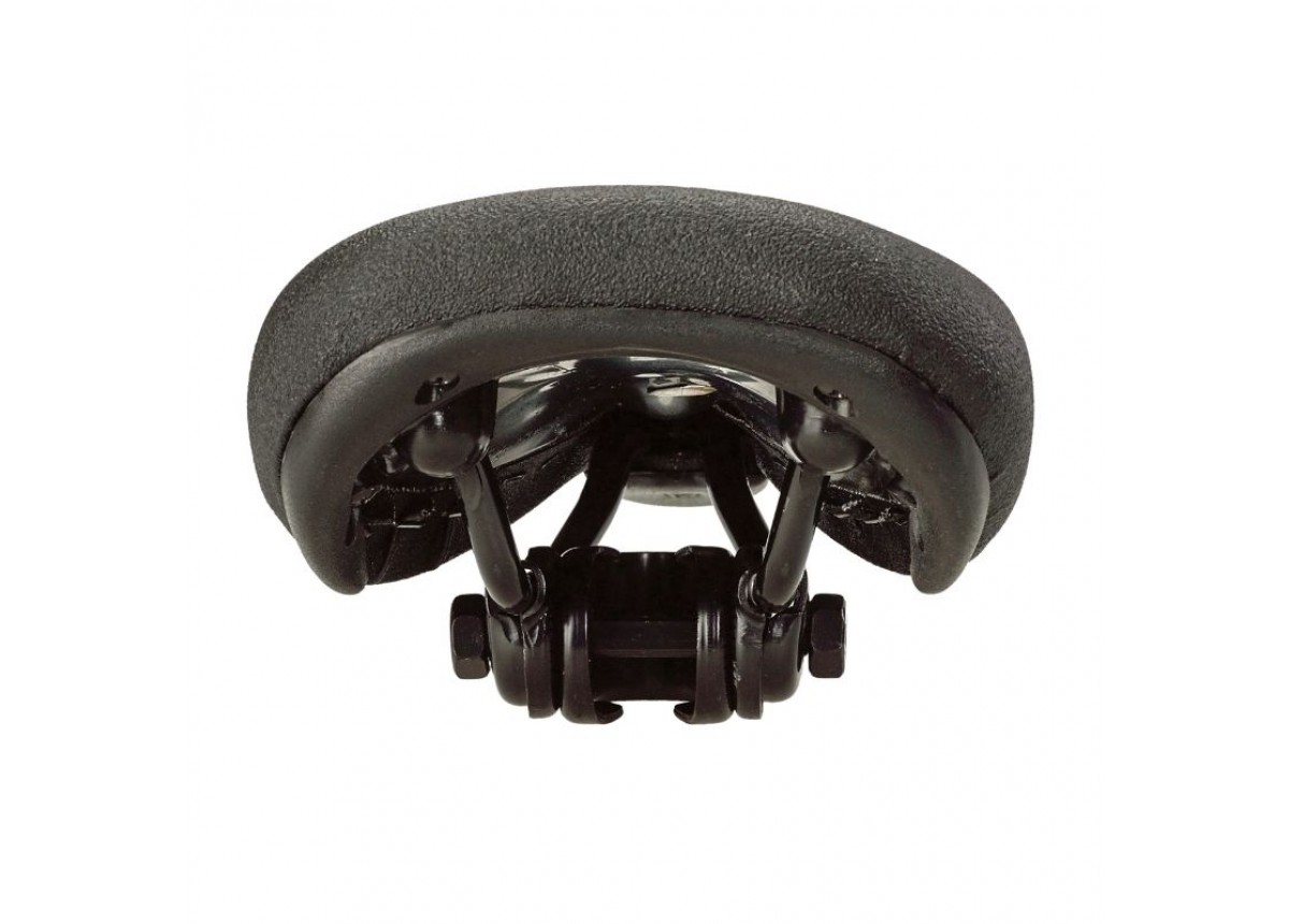 Old School BMX Saddle with Seat Post 25.4 x 300mm - Black Old School BMX Saddle with Seat Post 25.4 x 300mm - Black