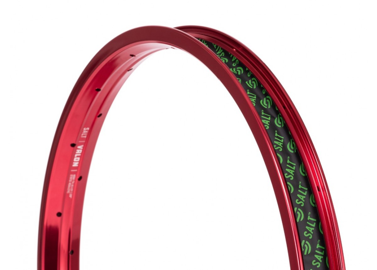 Old School BMX Salt Valon Straight 20" Rim - Red Old School BMX Salt Valon Straight 20" Rim - Red