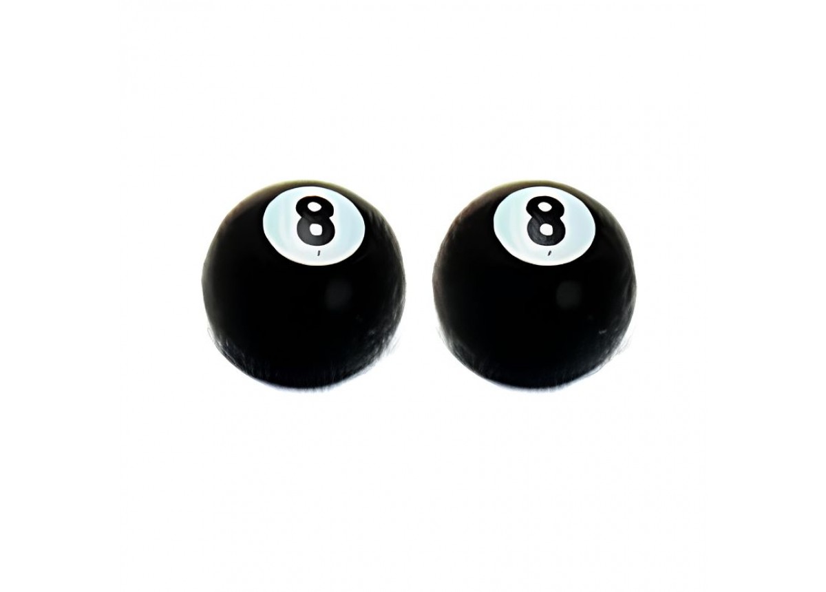 Old School BMX Valve Cap 8 Ball Sold as Pair Old School BMX Valve Cap 8 Ball Sold as Pair