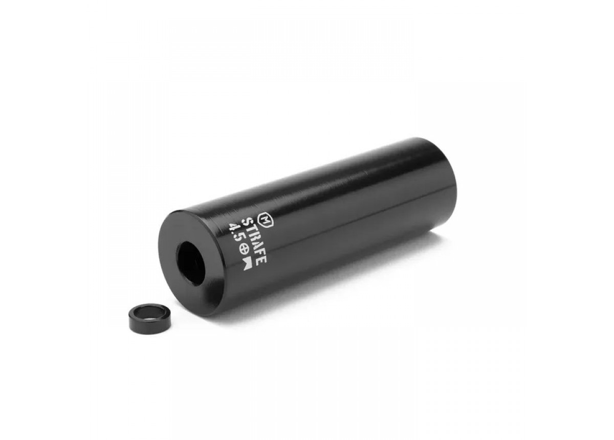 BMX Mission Strafe Pegs 4.5" Black (Sold Individually) BMX Mission Strafe Pegs 4.5" Black (Sold Individually)