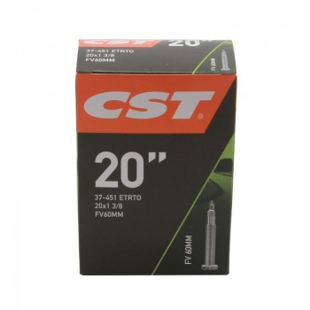 BMX CST Standard Tube PV (French Valve) 20 x 1 3/8" - 60 mm