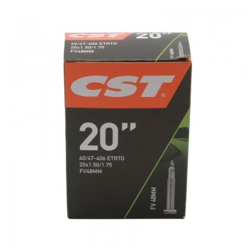 BMX CST Standard Tube PV (French Valve) 20 x 1.75" - 48 mm