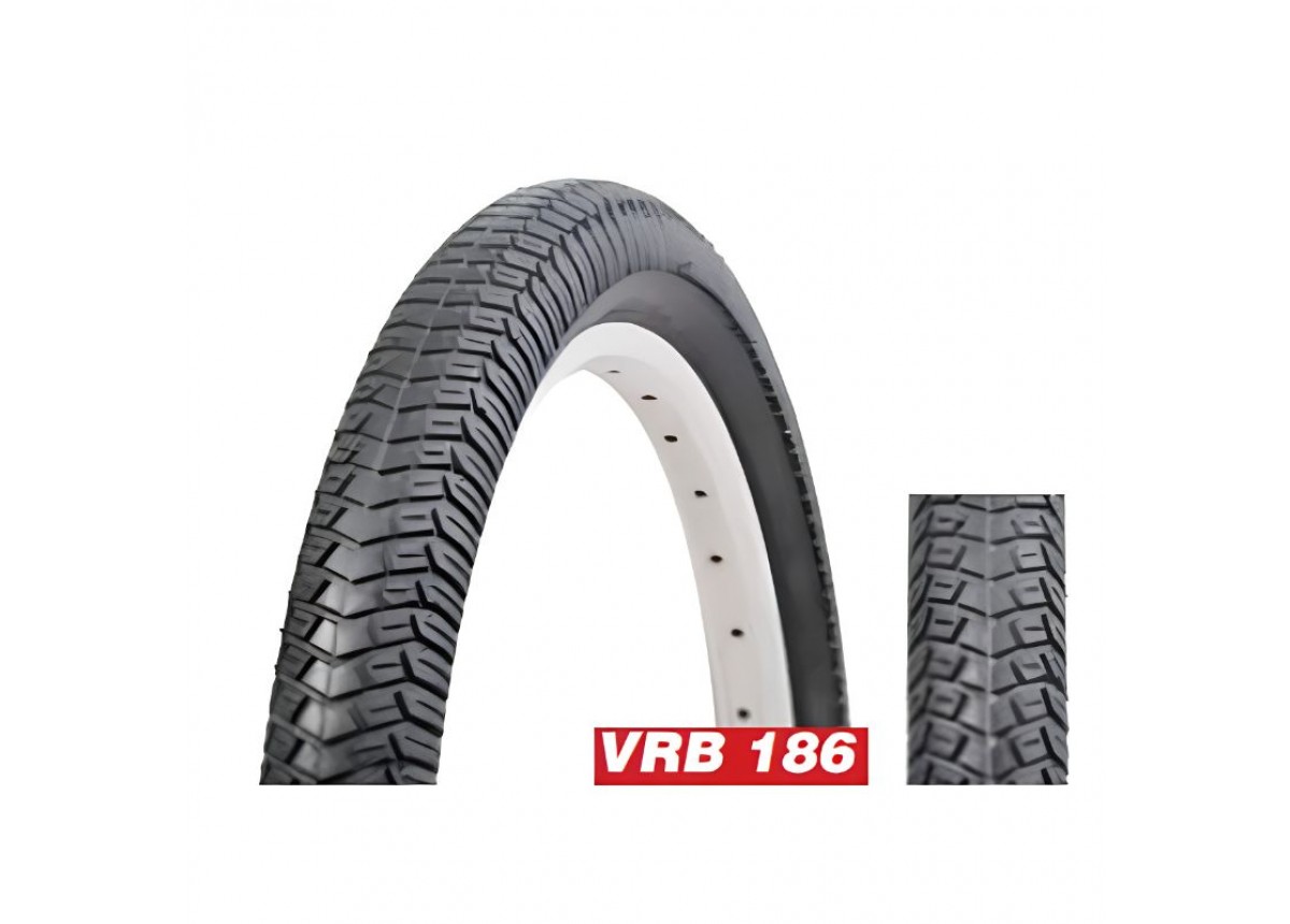Old School BMX 20 x 1.95 BMX Freestyle Vee Rubber Tyre - Black Old School BMX 20 x 1.95 BMX Freestyle Vee Rubber Tyre - Black