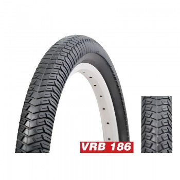 Old School BMX 20 x 1.95 BMX Freestyle Vee Rubber Tyre - Black