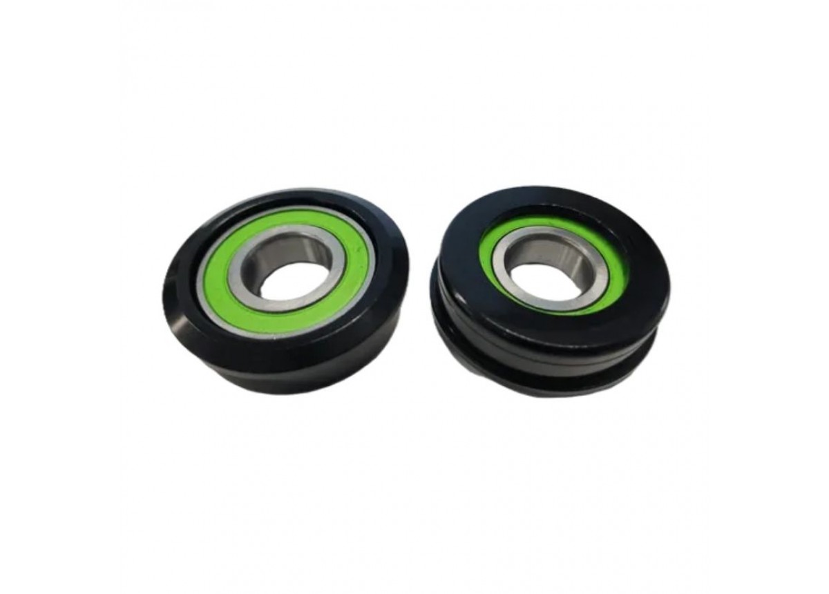 Old School BMX 3 Piece Crankset 175mm Suits USA or Mid BB - Black Old School BMX 3 Piece Crankset 175mm Suits USA or Mid BB - Black
