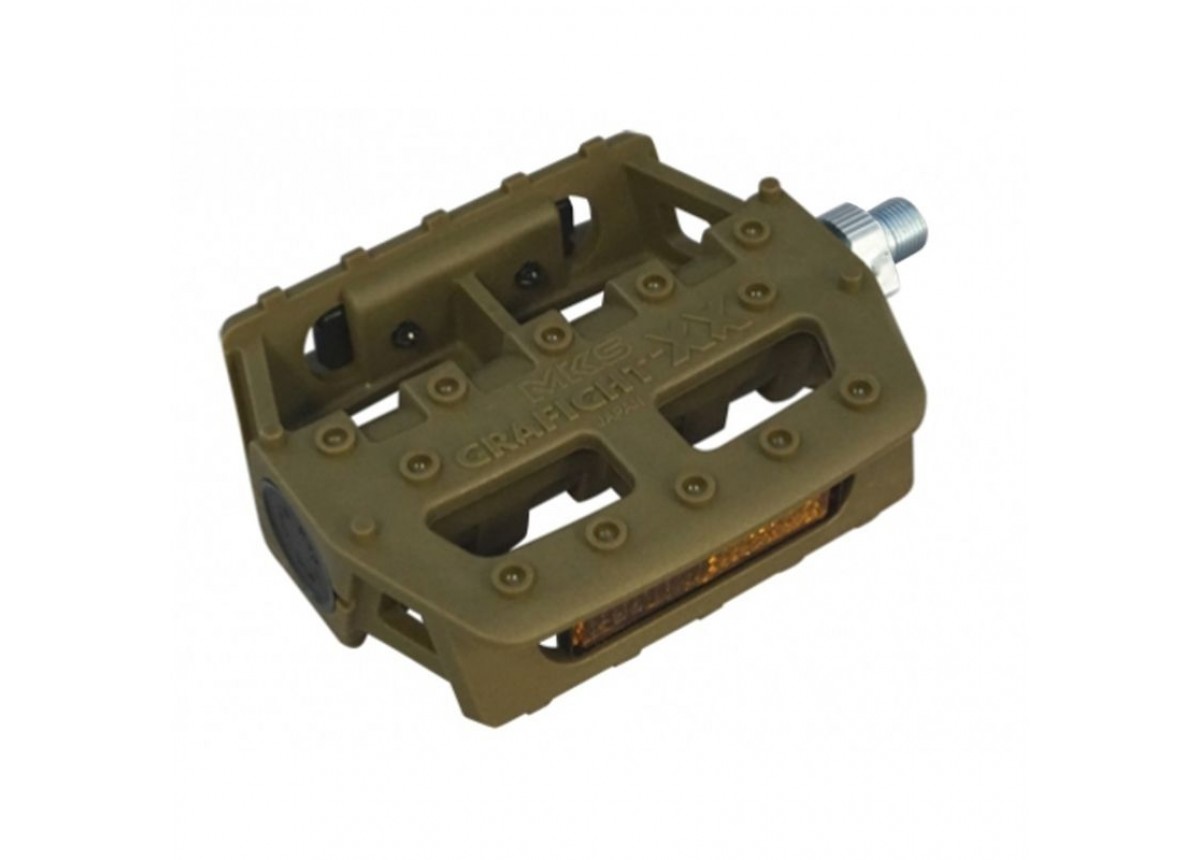 Old School BMX MKS Grafight XX Pedals 1/2" - Khaki Old School BMX MKS Grafight XX Pedals 1/2" - Khaki