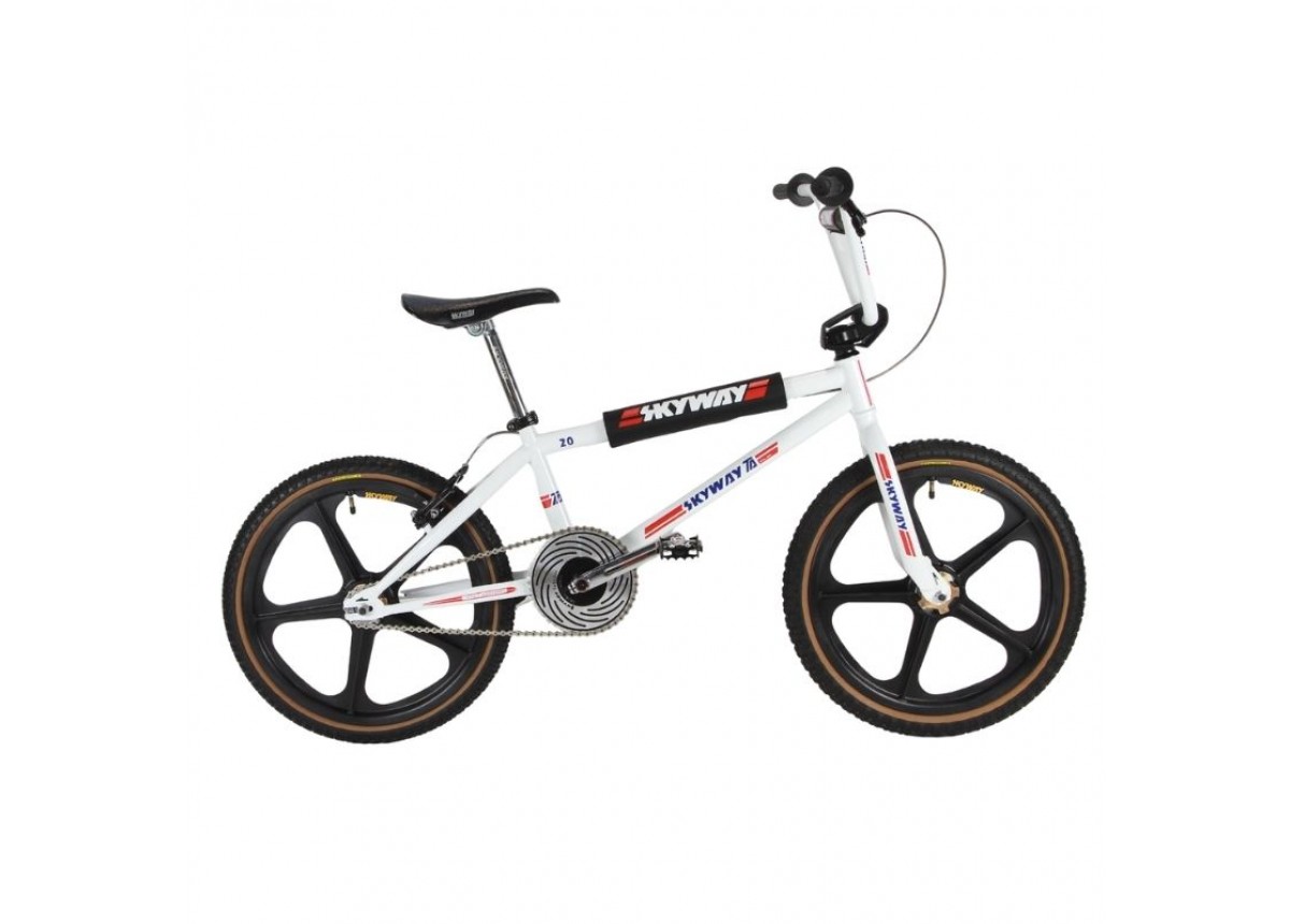 Old School BMX 2026 Skyway 20" TA 20 EX LTD Replica BMX Bike - White/Black/Gold Old School BMX 2026 Skyway 20" TA 20 EX LTD Replica BMX Bike - White/Black/Gold