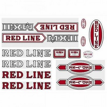 Old School BMX Reproductions 1980 MX-2 decals by Redline